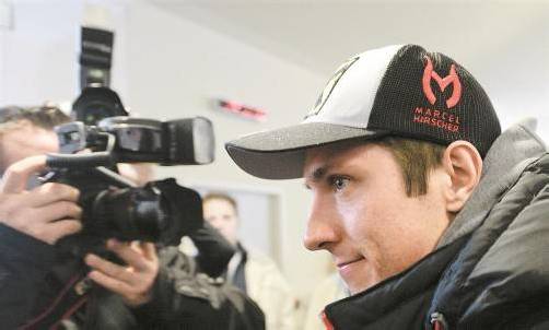 Eine Facebook-Nachricht an Ted Ligety brachte Marcel Hirscher in Erklärungsnotstand. Foto: apa