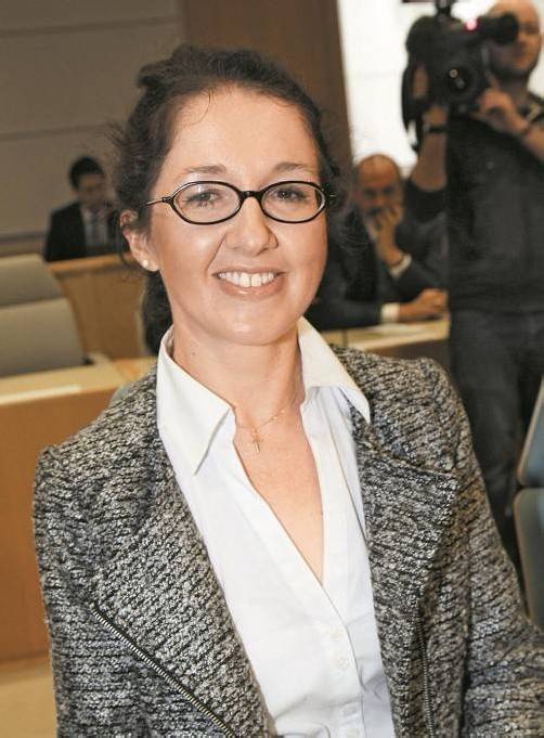 Ex-Referatsleiterin Rathgeber vor dem Ausschuss. Foto: APA