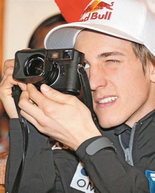 Fotografieren ist die große Leidenschaft von Gregor Schlierenzauer. Foto: gepa