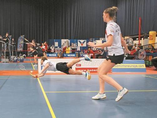 Lisi Baldauf und Roman Zirnwald mussten sich gegen die Jugend-Weltmeister von 2009 in zwei Sätzen geschlagen geben. Foto: gepa
