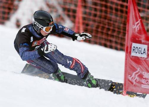 Lukas Mathies in Aktion. In Rogla fuhr er auf Platz neun. Foto: gepa