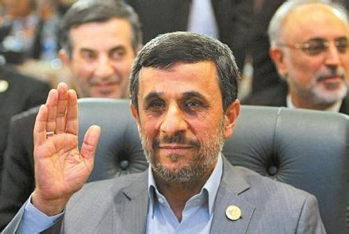 Mahmud Ahmadinedschad verteidigt Atomanlagen. Foto: Reuters