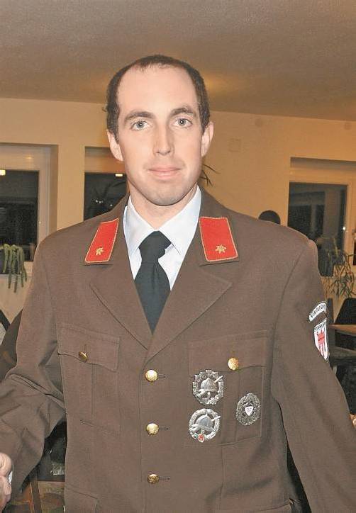 Neuer Kommandant der Feuerwehr Viktorsberg: Alfons Marte (30). Foto: HW