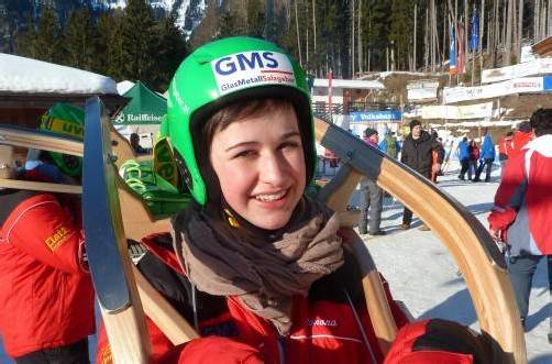 Ramona Büsel holte bei den Europameisterschaften im Naturbahnrodeln in Latzfons die Bronzemedaille. Foto: privat