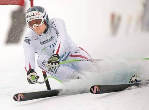 Thomas Mayrpeter: zwei Rennen, zwei Medaillen. Foto: ap
