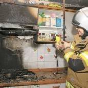 Öltopf fing Feuer