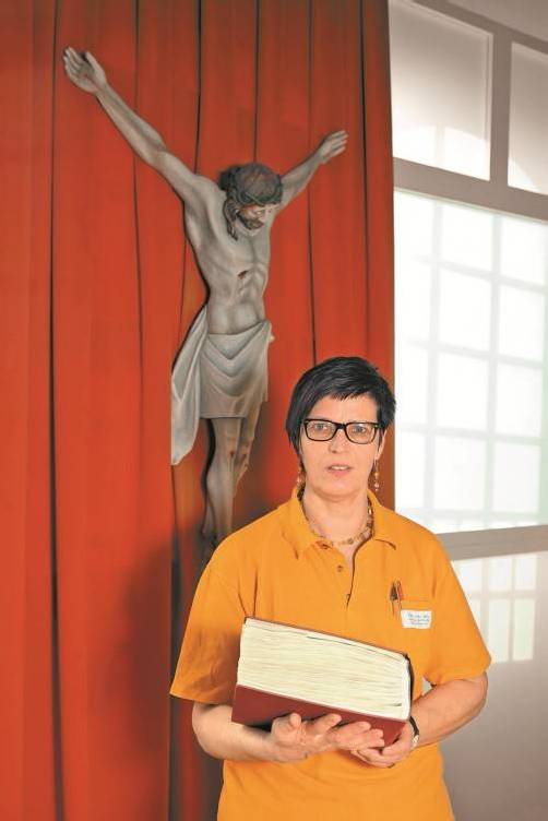 Anna Frick wünscht sich für heute viele Besucher auf ihrer Station. Foto: vn/hk