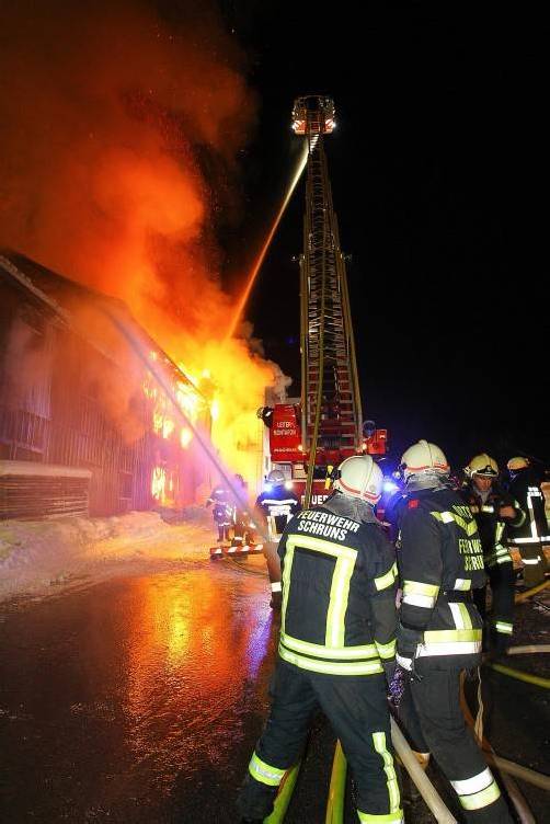 Beim Großbrand wurde das Sägewerk fast komplett zerstört.