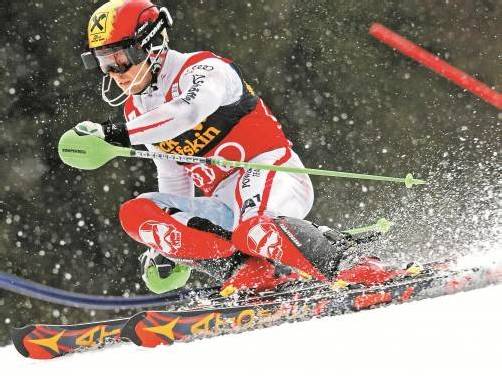 Besserer Durchblick mit einer Motocrossbrille: Marcel Hirscher zeigte sich im Slalom innovativ. Foto: gepa
