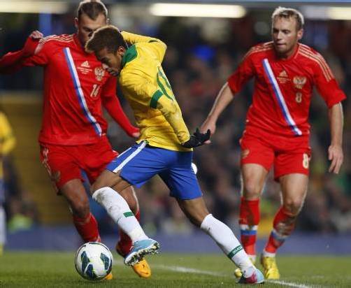 Brasiliens Neymar machte gegen Russland keine gute Figur. Reuters