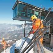 Eine Baustelle in luftiger Höhe