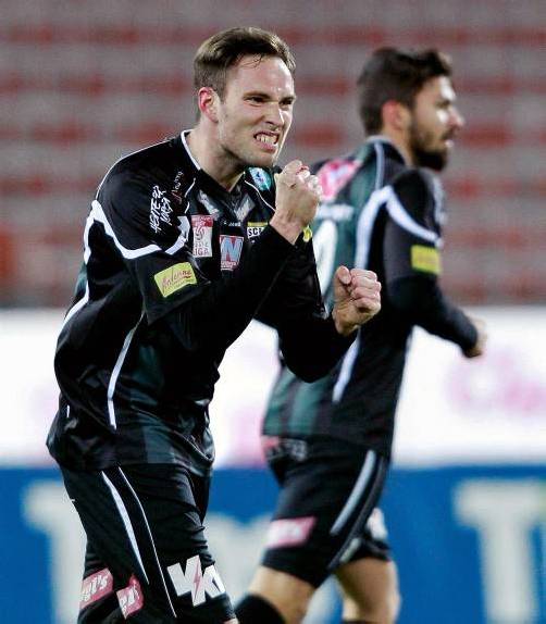 Danijel Prskalo erzielte wie schon gegen St. Pölten die 1:0-Führung für die Altacher gegen BW Linz. Diesmal reichte es nur zu einem Punkt. Foto: gepa