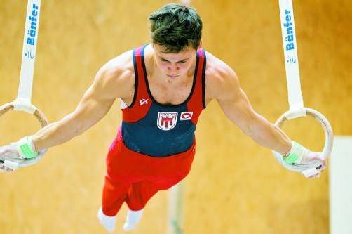 Der 19-jährige HSLZ-Sportsoldat Michael Fußenegger feiert in Moskau sein Debüt bei Europameisterschaften. Foto: gepa
