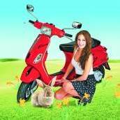 VN-Osterhase verlost eine original Vespa