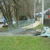 Verbauung eingebrochen: Pipeline wird saniert