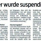 Förderbetrug? Polizeibericht fertig, Staatsanwalt prüft