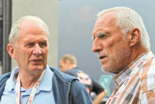 Dietrich Mateschitz (r.) und Dr. Helmut Marko ärgern in der Formel 1 die großen Autokonzerne. Foto: gepa