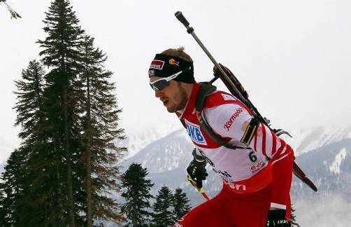 Dominik Landertinger „biss“ sich in Sotschi durch. Foto: epa