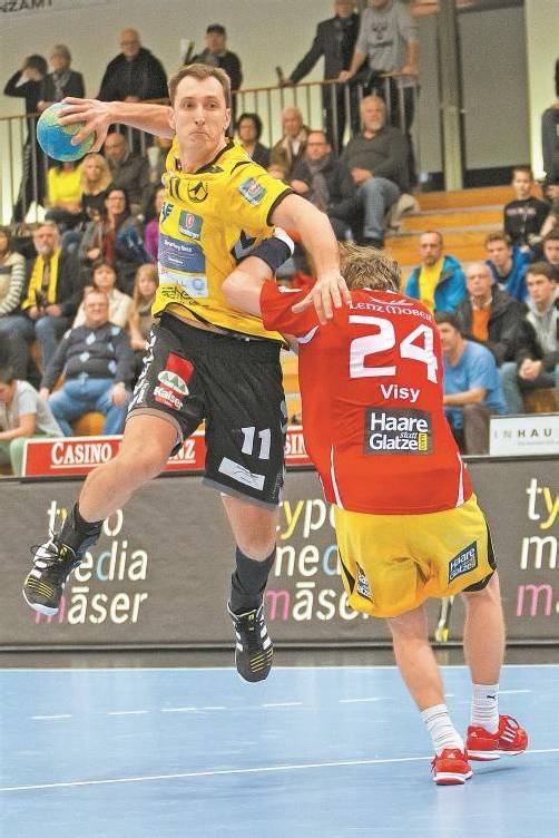 Drasko Mrvaljevic zeigte gegen Krems seine Qualitäten als Leitwolf und war mit acht Treffern zudem Topscorer. Foto: steurer