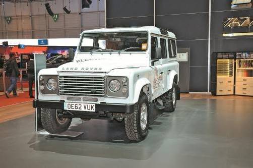 Electric Defender und ein 9-Gang-Automatikgetriebe im Range Rover Evoque sind die wichtigsten Neuheiten von Land Rover in Genf.