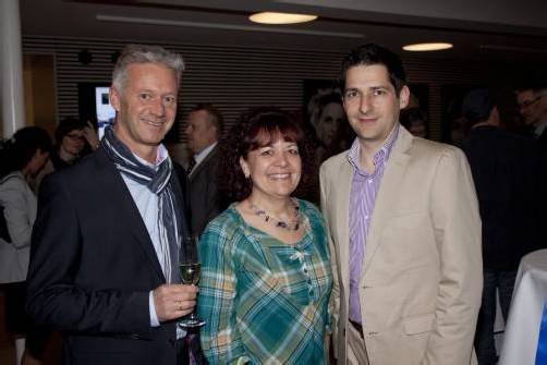 Fachgruppen-Obmann Andrew Nussbaumer (l.) mit Organisatorin Edith Eigeldinger (TSH) und WIGE-Vizeobmann Gunther Fenkart. Fotos: FRANC