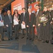 Top-100-Unternehmen groß im Rampenlicht