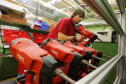 Hilti legte 2012 beim Umsatz um 5,2 Prozent auf 3,4 Mrd. Euro zu.
Foto: VN/Hofmeister