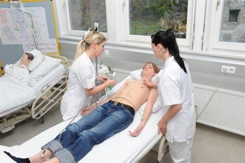 In der Krankenpflegeschule Feldkirch wurde Platz geschaffen.
