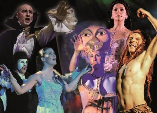 In einer zweieinhalbstündigen Show werden Highlights aus den bekanntesten Musicals eindrucksvoll präsentiert. foto: asa event gmbh