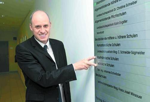 Johannes Schwärzler hat am 1. Jänner sein Amt als Landesschulinspektor angetreten. Foto: vn/paulitsch
