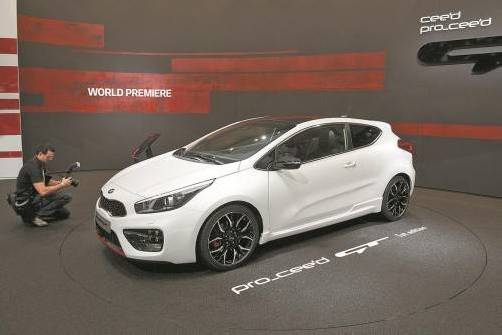 KIA cee’d pro GT: knallige Optik.