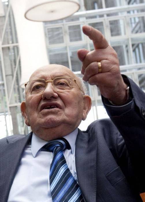 Marcel Reich-Ranicki (93): „Es geht mir nicht sehr gut.“ Foto: AP