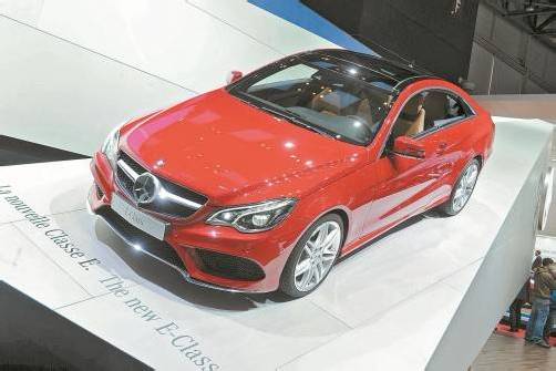 Messepremiere in Genf: Die neue E-Klasse: auch im Sportdress in einer AMG-Version zu haben.