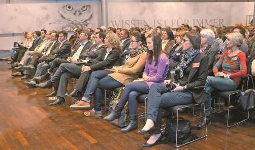 Pädagogen und Vertreter der Wirtschaft erlebten im WIFI Dornbirn einen spannenden Abend. Fotos: VN/Steurer
