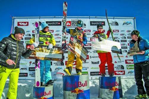 Platz eins und 5500 Dollar Preisgeld für Nadine Wallner beim World-Tour-Contest in Fieberbrunn. Fwt/Haller