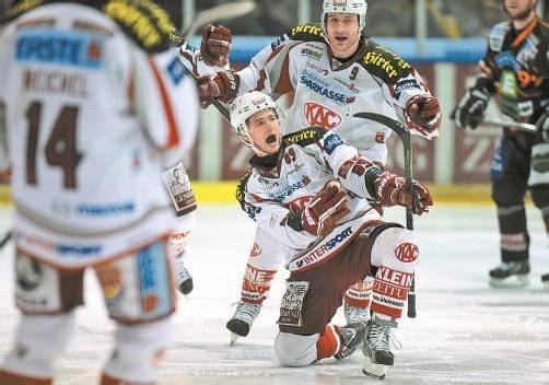 Raphael Herburger jubelte über sein Tor zur 2:0-Führung. Foto: gepa