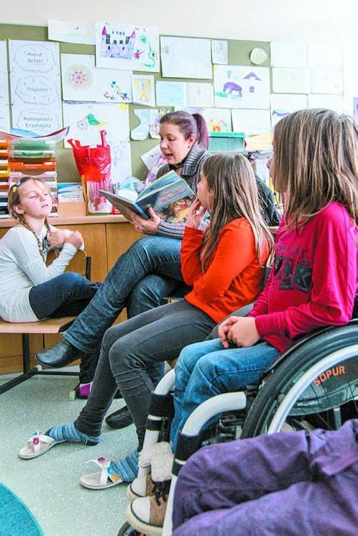 Schulische Integration kann gut funktionieren. Foto: IV
