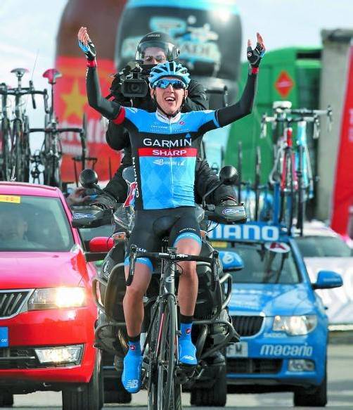 Solosieger auf der Königsetappe: Daniel Martin. Foto: ap