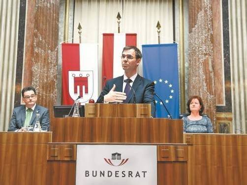 Sprach als Chef der LH-Konferenz im ersten Halbjahr vor dem Bundesrat: Markus Wallner. Foto: Dragan Tatic