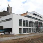 Pfarrzentrum in Bludenz vor Fertigstellung