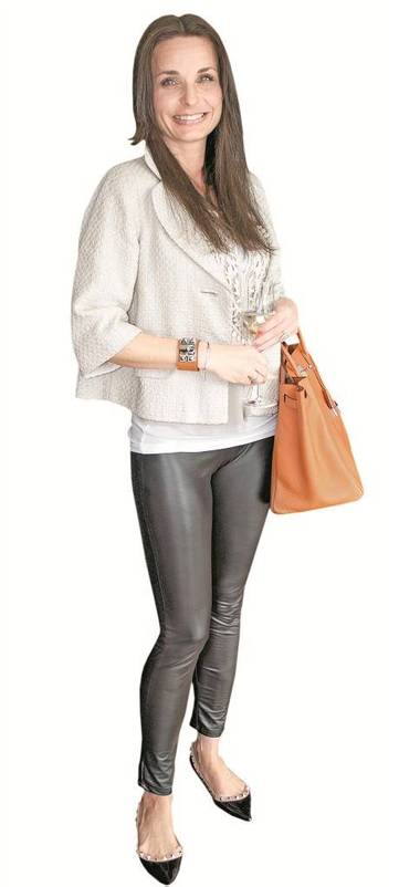 Top­modisch: Joanna Thurnher.