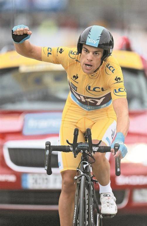 Triumph am Berg bei Paris–Nizza: Richie Porte. Foto: ap