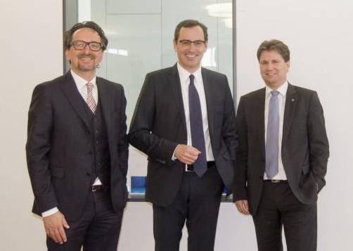 V. l. : Johannes Hefel, Michael Grahammer und Michel Haller. Foto: Hypo