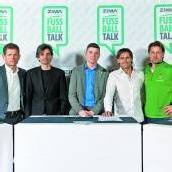 Fachleute beim Fußball-Talk