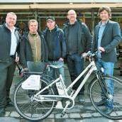 Eröffnungsparty für Fahrradverleih