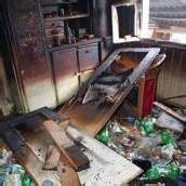 Holzhaus in Brand geraten