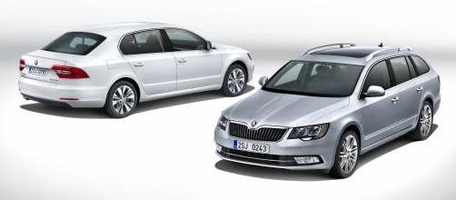 Ein neues Outfit für den Skoda Superb, der am 19. April in Schanghai Weltpremiere feiert. Foto: werk1
