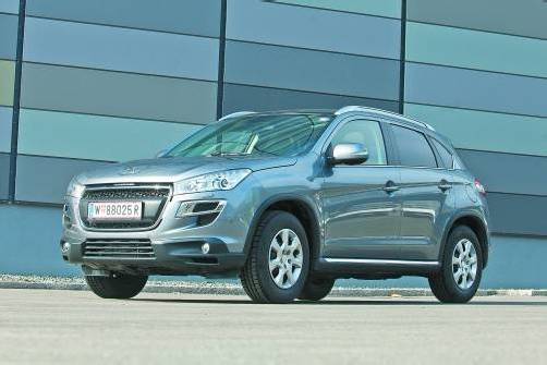 Französisches Gesicht, japanische Technik: Der 4008 von Peugeot basiert auf dem Mitsubishi ASX. Fotos: VN/Steurer