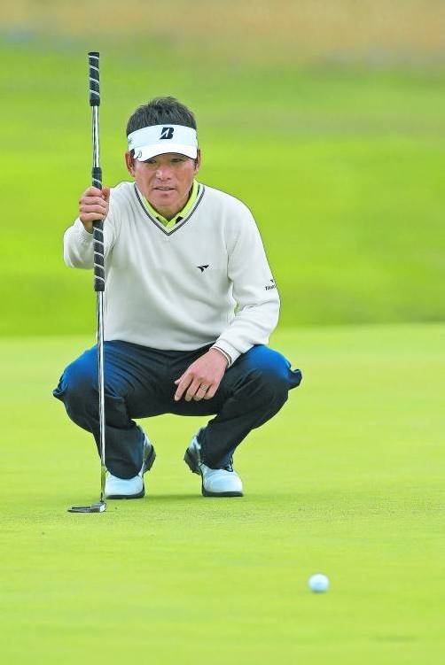 Führt beim Turnier in Osaka: Masashi „Jumbo“ Ozaki. Foto: ap