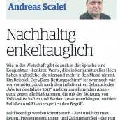 Neues Schlagwort „Enkeltauglichkeit“